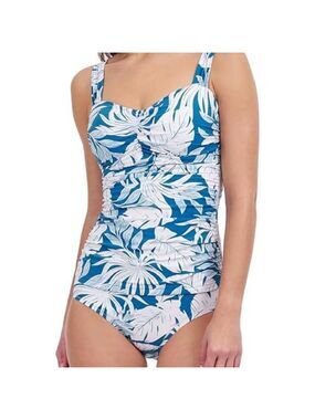 Profile by Gottex Malaya Sweetheart Underwire D-Cup Wide Strap One Piece 34D NWT